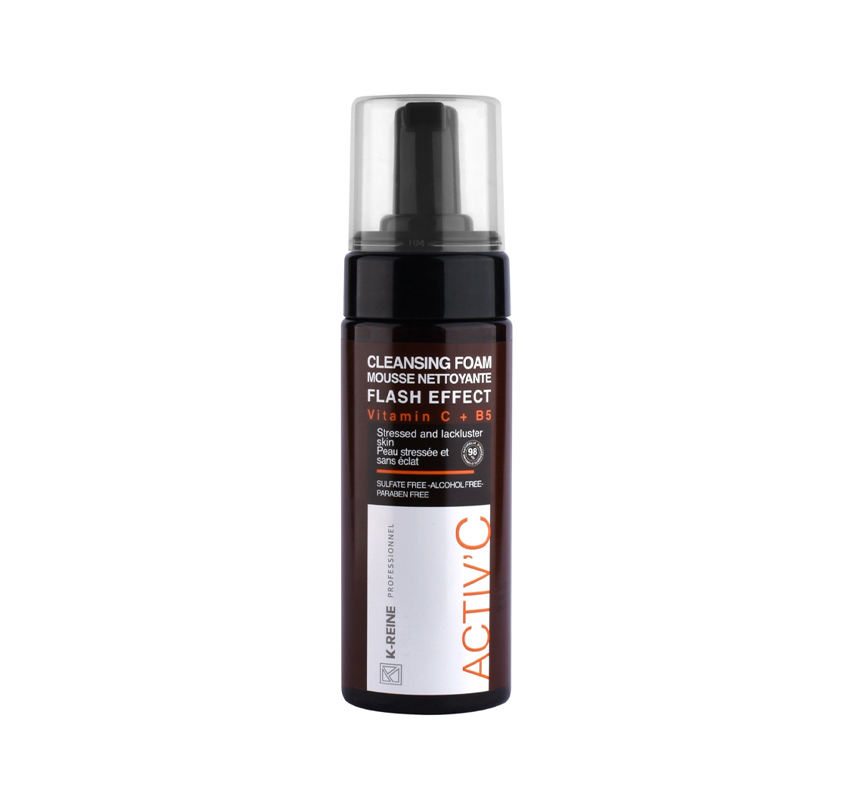 Mousse Nettoyante Flash Effect Vitamin C + B5 – Visage