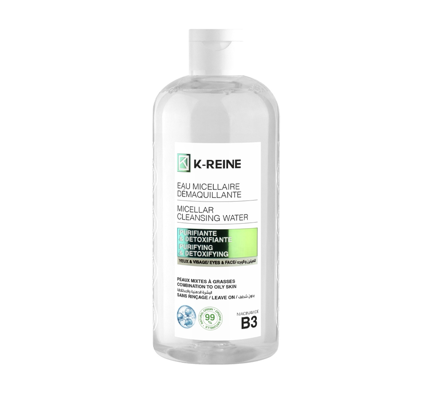 Eau Micellaire Démaquillante Niacinamide B3 – Visage & Yeux 400 ml