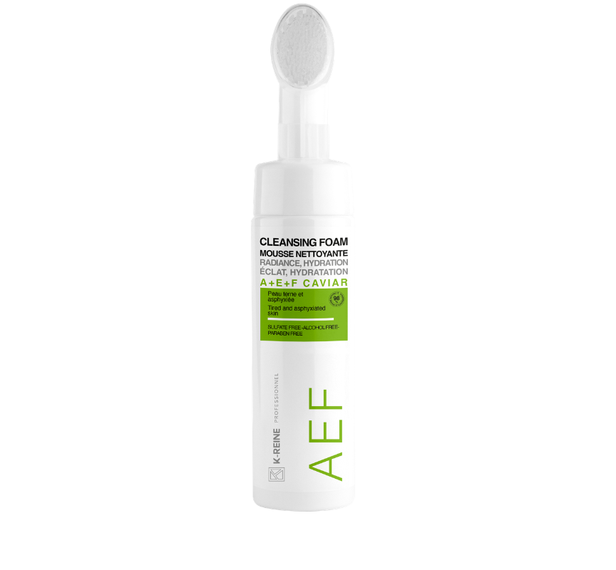 Mousse Nettoyante Éclat Hydratation A+E+F Caviar – Visage