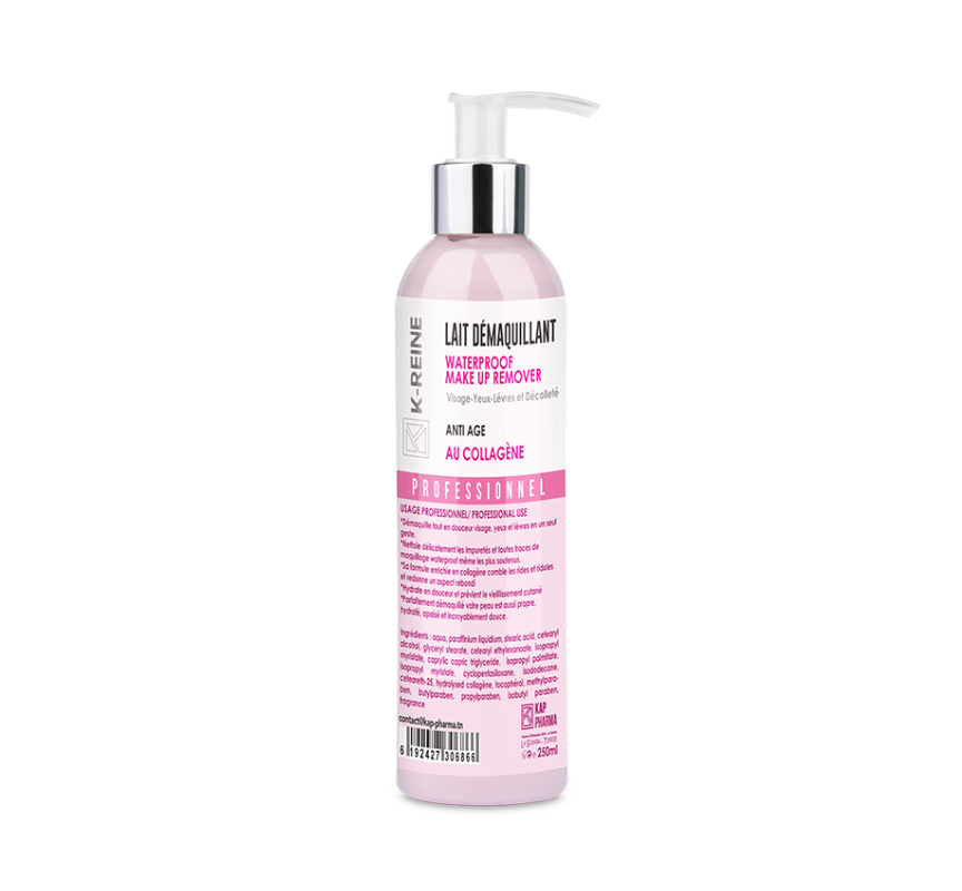 LAIT DEMAQUILLANT WATERPROOF ANTI AGE 250ML