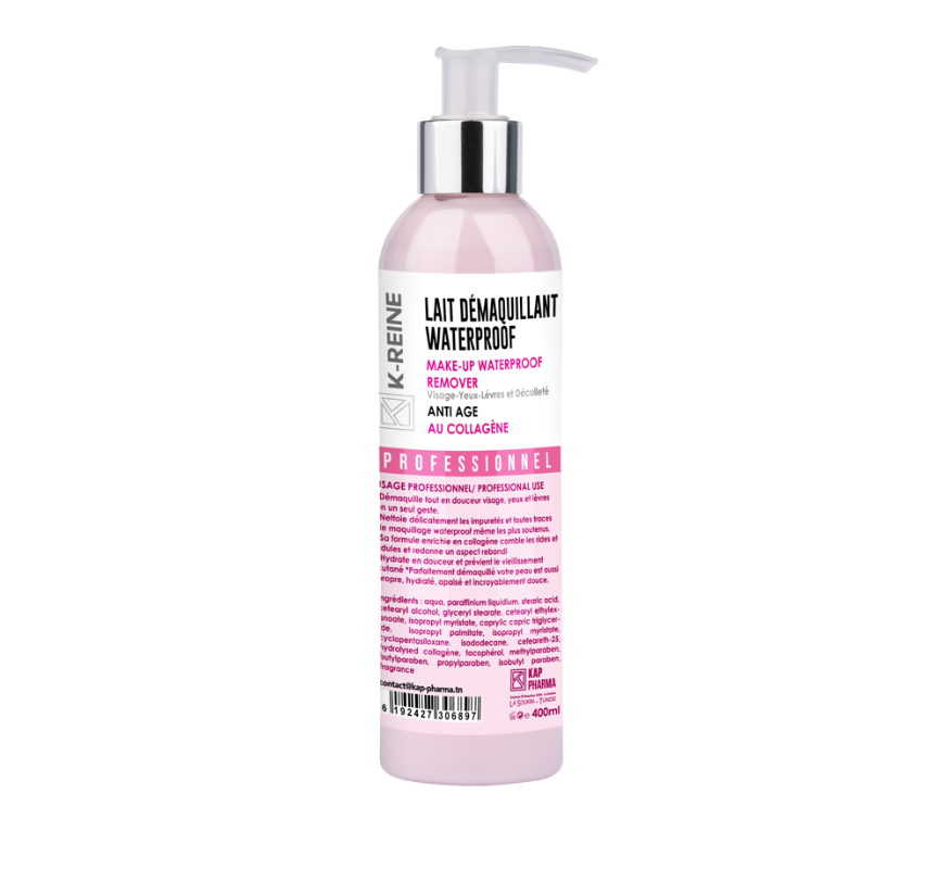 LAIT DEMAQUILLANT WATERPROOF ANTI AGE 400ML